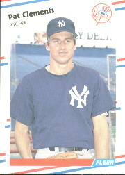 1988 Fleer Baseball Cards      204     Pat Clements